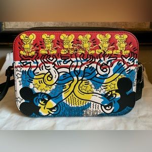 Coach Keith Haring Mickey Mini Camera Bag